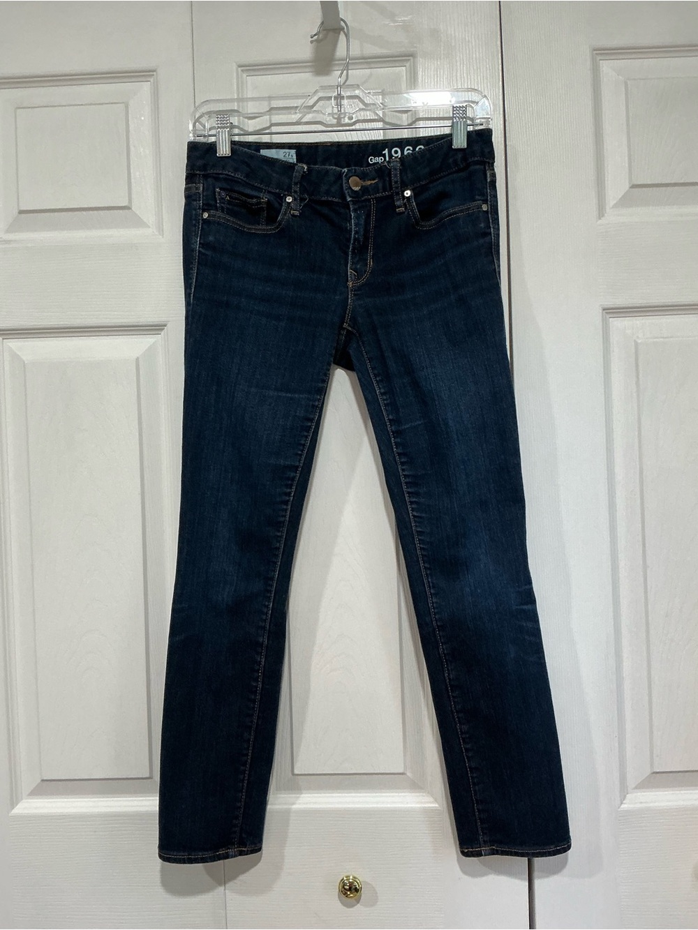 🤎 Gap Always Skinny Women’s Blue Denim Jeans Ankle - 4 / 27 (00949)